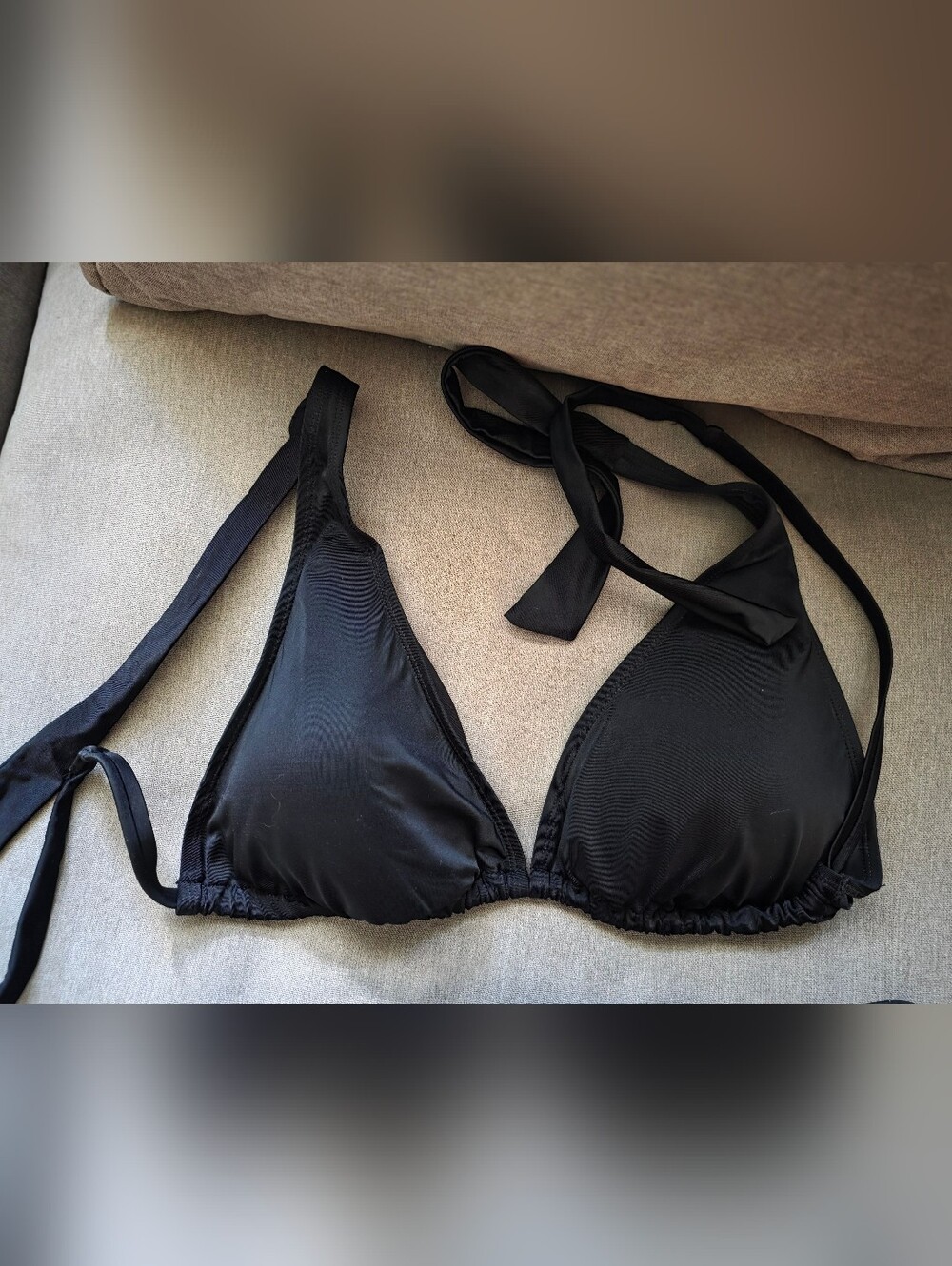 Classic Black Triangle  Bikini